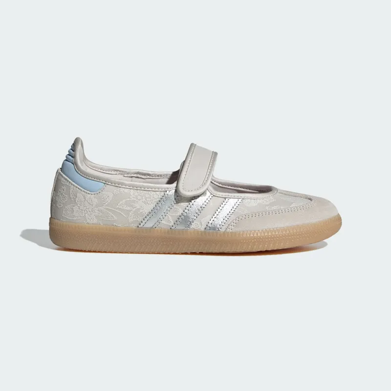 Adidas adidas Originals LIBERTY LONDON SAMBA JANE SCHOENEN Chalk Pearl / Silver Metallic / Chalk White | IH6978