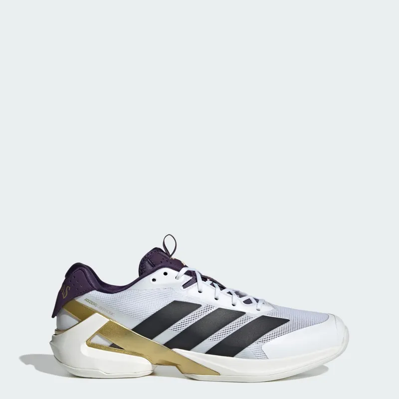 adidas Adizero Ubersonic 5 Cloud White Core Black Aurora Plum | JQ3778