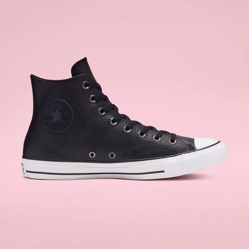 Converse Chuck Taylor All Star Hi “Leather – Dark Obsidian Blue/White/Black” | 165189C