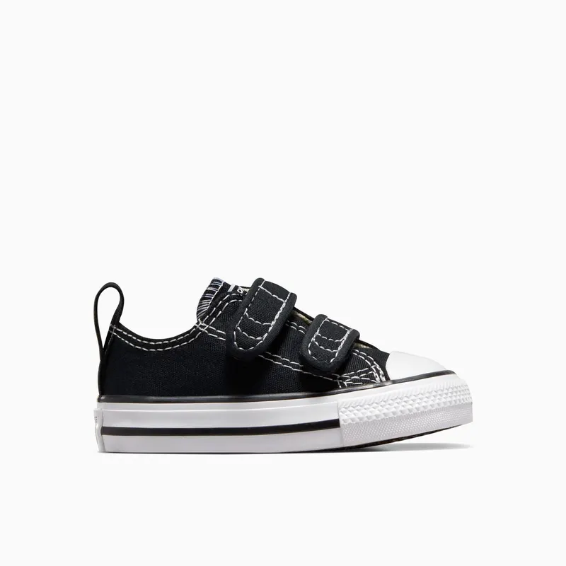Converse Chuck Taylor All Star Ox Hook And Loop TD “Black” | 7V603