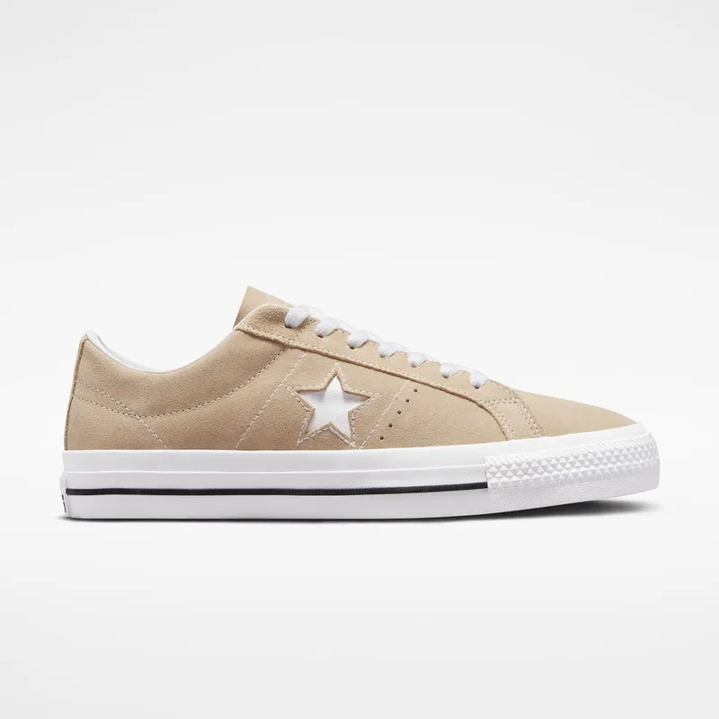 Converse One Star Pro Vintage Suede Low “Oat Milk” | A04155C