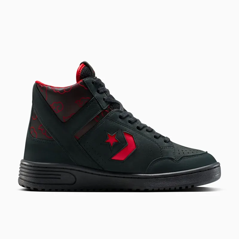 Converse Weapon Mid Naruto Itachi “Black / Red” | A14835C