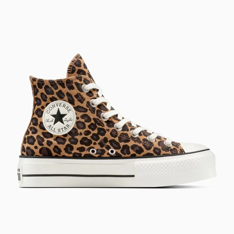Converse Chuck Taylor All Star Lift Platform Hi Leopard Suede “Incensed / Black / Egret” | A17979C