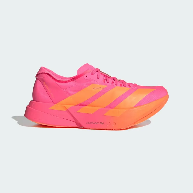 Adidas Adizero Adios Pro 4 Lucid Pink / Lucid Orange / Iron Metallic | KJ3064