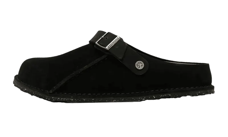 Birkenstock Lutry Premium Suede Leather “Black” | 1025323
