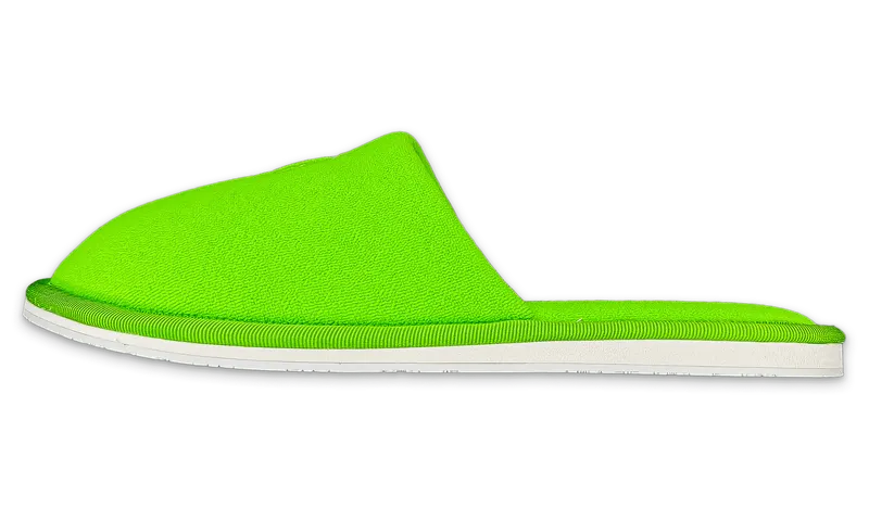 Chrome Hearts Hotel Slippers “Neon Green” “Chrome/Neon Green” | CHRM1450
