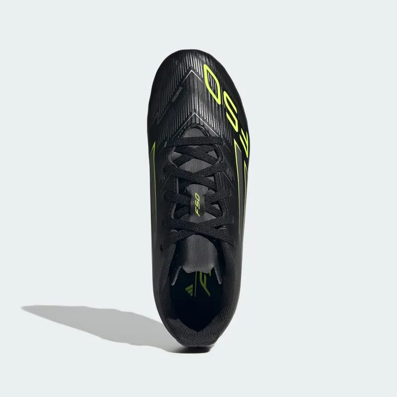 adidas F50 Club FG/MG Core Black Iron Metallic Lucid Lemon | JI0028
