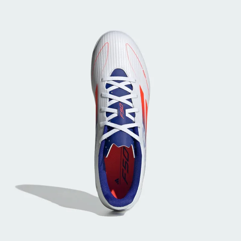 adidas F50 Club Indoor Cloud White Solar Red Lucid Blue | IF1345
