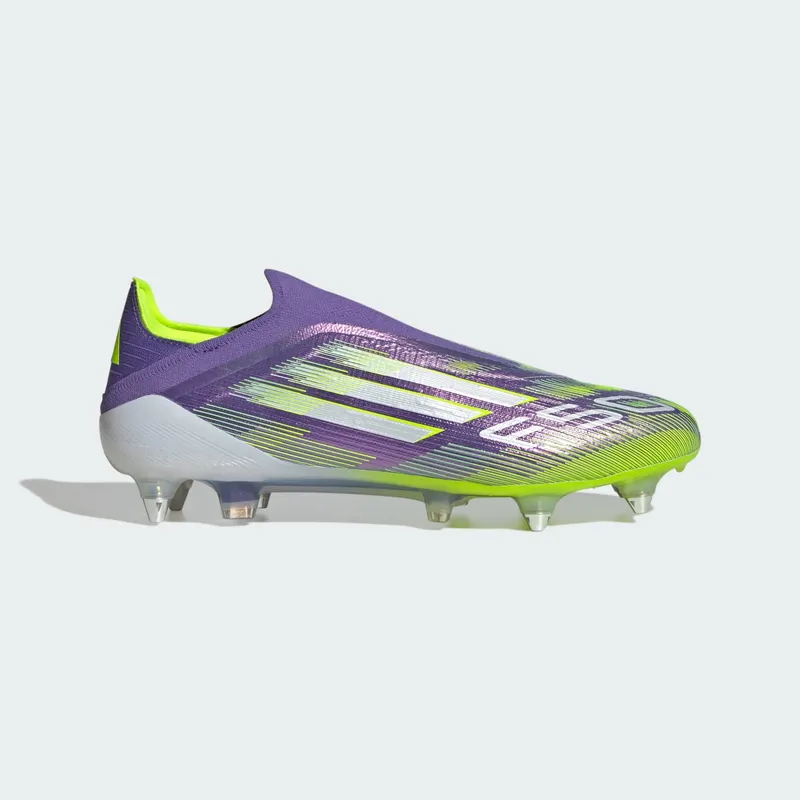 adidas F50 Elite Laceless SG Purple Rush Cloud White Lucid Lemon | JH7642