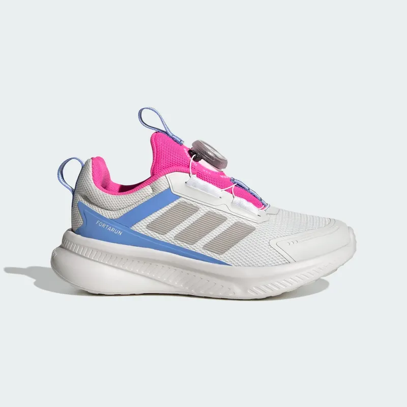 adidas Fortarun 4.0 Crystal White Grey Lucid Pink “Crystal White / Grey Two / Lucid Pink” | JR5725