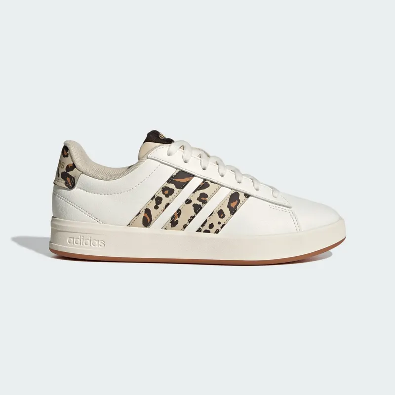 Adidas GRAND COURT 3.0 SCHOENEN Crystal Linen / Aurora Coffee / Matte Gold | KI3322