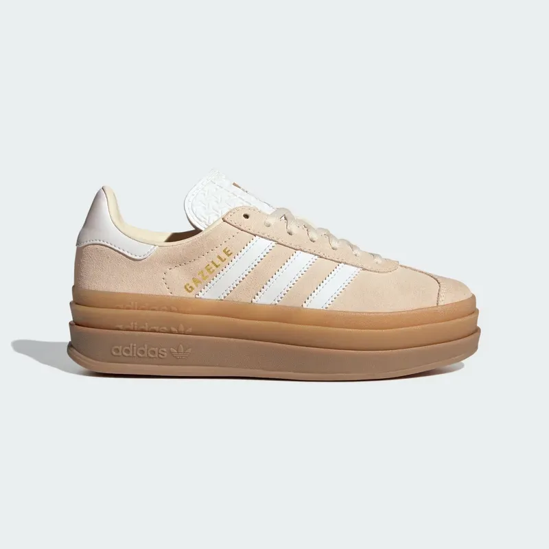 Adidas Gazelle Bold Wonder White / Cloud White / Gold Metallic | JP9288