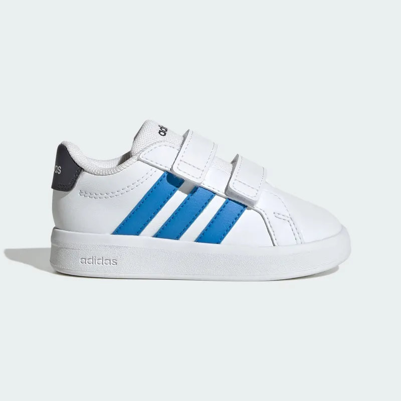 Adidas Grand Court 3.0 Peuters Cloud White / Lucid Ray Blue / Aurora Onix “Cloud White/Blue/Aurora Onix” | HP3536