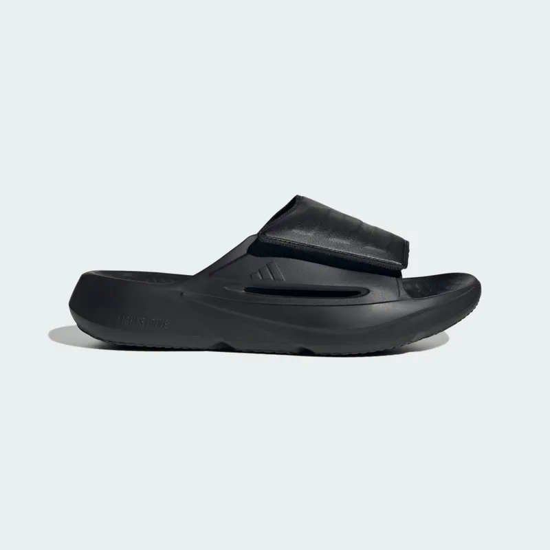 adidas Lightblaze Slides Core Black “Core Black / Core Black / Core Black” | JQ8056