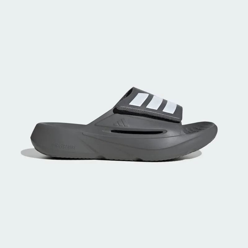 adidas Lightblaze Slides Grey Four Cloud White “Grey Four / Cloud White / Grey Four” | JS3587