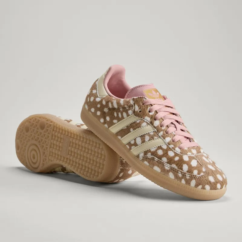 Adidas Samba OG Hertenprint Brown Desert “Brown Desert/Warm Vanilla/Wonder Mauve” | KJ7447