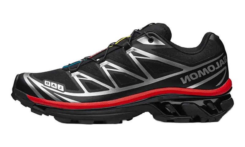 Salomon XT-6 “Black Fiery Red Silver” | L47988-200