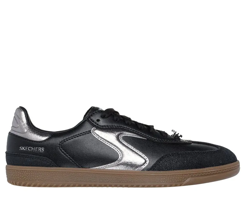 Skechers Hotshot – Cool Glow Sneaker Zwart/Zilver | 185236_BKSL