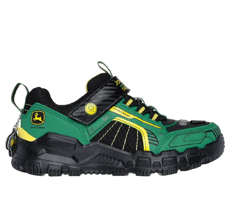 Skechers John Deere: Adventure Track – Rugged-Brights Sneaker Groente/Zwart | 407061L_GNBK
