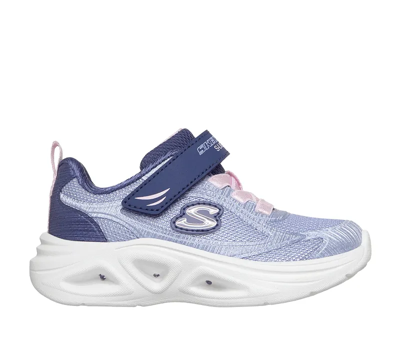 Skechers S-Lights: Sola Glow 2.0 – Dazzle Steps Sneaker Marine/Roze | 303729N_NVPK