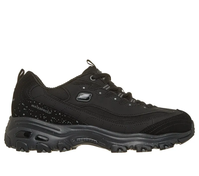 Skechers Waterproof: D’Lites – Misty Glow Sneaker Zwart | 150248_BBK