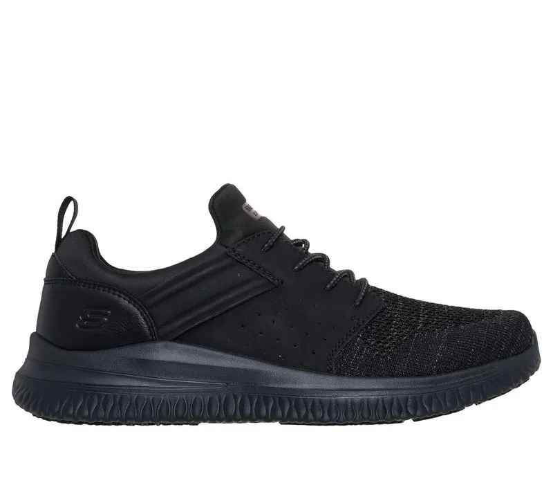 Skechers Work Slip-Resistant: Delson 3.0 – Oteron Sneaker Zwart | 200291EC_BLK
