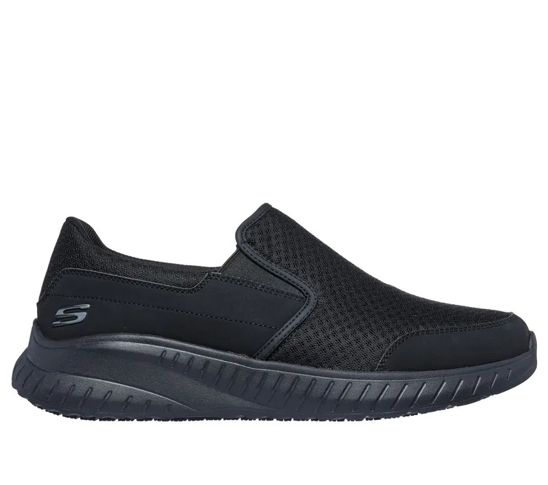 Skechers Work Slip-Resistant: Squad Chaos – Urgran Sneaker Zwart | 200273EC_BLK