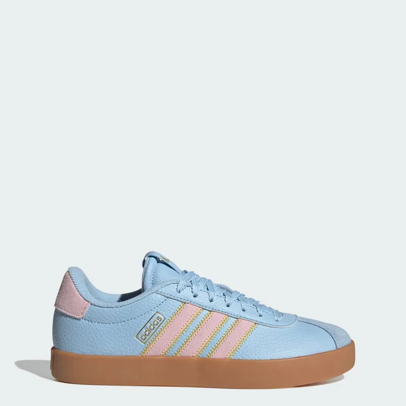 Adidas VL COURT 3.0 SCHOENEN Clear Sky / Clear Pink / Gold Metallic | KI2100
