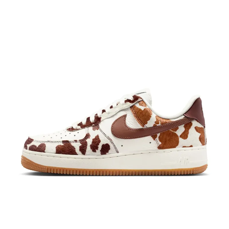Nike Air Force 1 Low “Cow Print Field Brown” “Field Brown/Gum Medium Brown/Sail” | IO0442-200