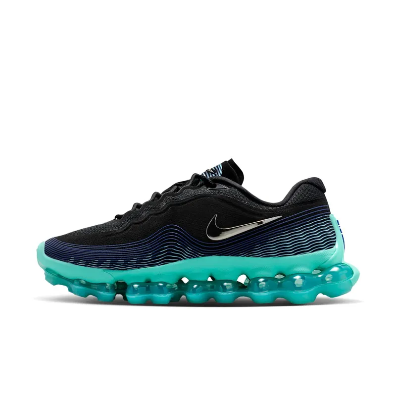 Nike Liquid Max – “Black / Radiant Blue / Aurora Green / Chrome” | IQ7635-001