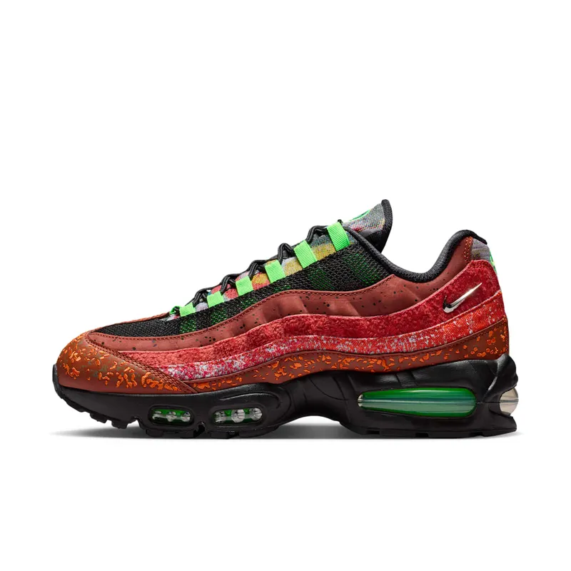 Nike Air Max 95 “Hong Kong” “Cinnamon / Metallic Silver / Black / Voltage Green / Light Crimson / Safety Orange” | IQ5755-200