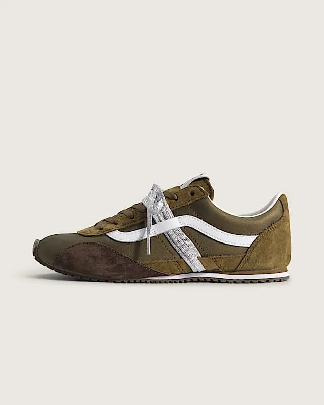 Vans Premium Super Lowpro Trainer “Olive Green White” | VN000EHQOLV
