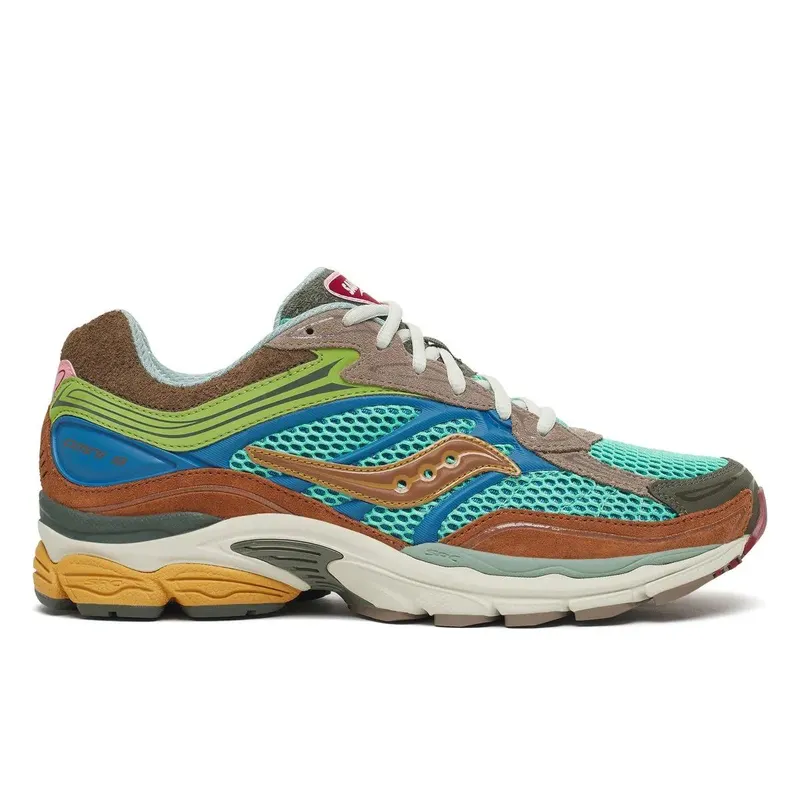 Saucony x Politics Progrid Omni 9 (blue / brown) – S71032-1 | S71032-1