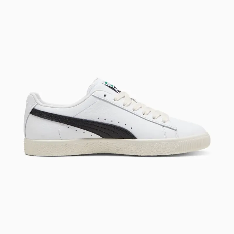 Puma Clyde Leather “White Black” | 398703-01