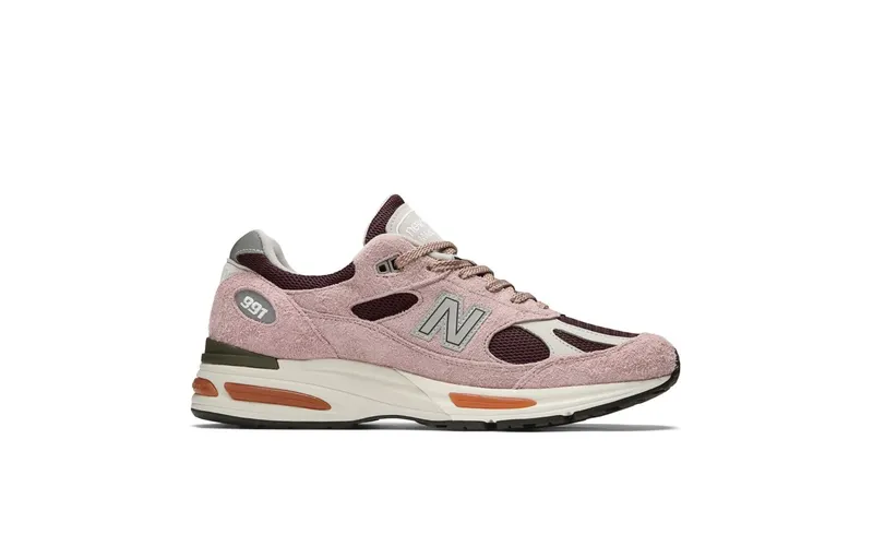 New Balance 991v2 “Made in UK – Pink” “Deauville Mauve/Fig/Oyster Mushroom” | U991PR2
