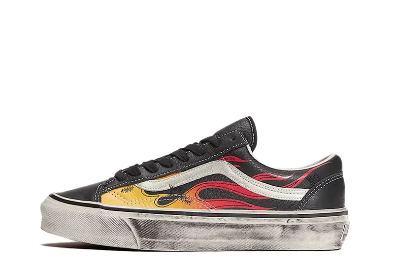 Vans Old Skool 36 LX Black Archive Flame | VN000D9RCJK1