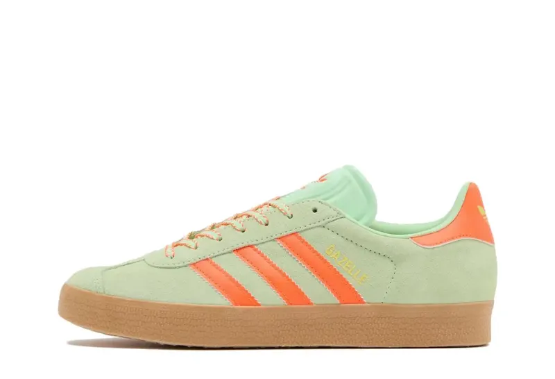 adidas Gazelle Semi Green Spark Solar Orange | JH7212