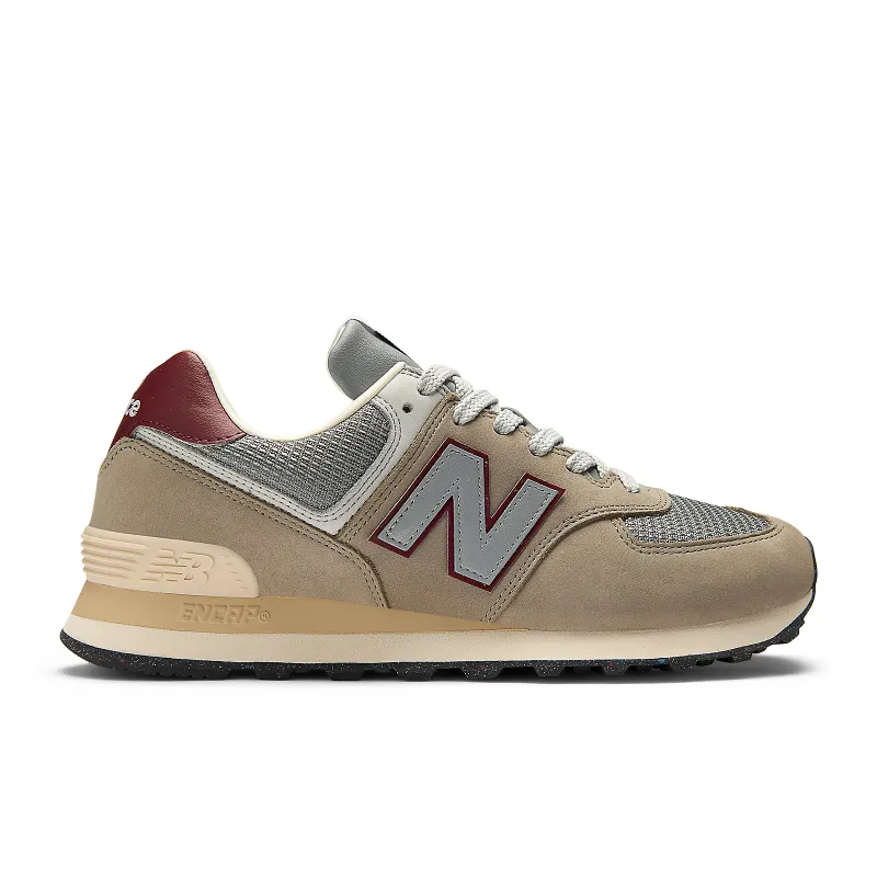New Balance 574 “Arid Stone/Monarch Burgundy” | U574SKB