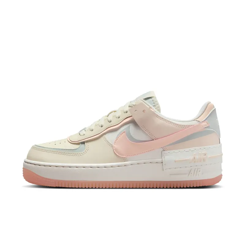 Nike Air Force 1 Low Shadow Coconut Milk Crimson Tint “Coconut Milk / Light Silver / Sail” | DZ1847-105
