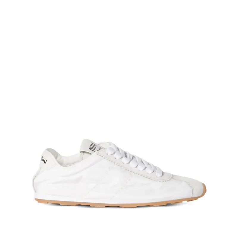 Miu Miu Plume Lace-up “White” | 5E114E F D005 D7C F0009