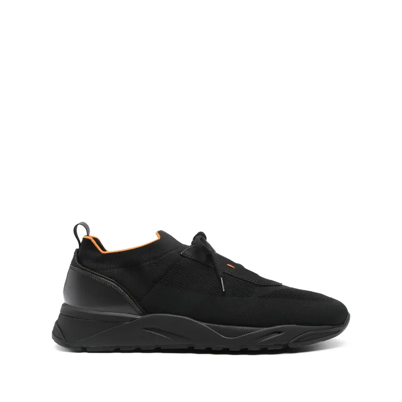 Santoni Stretch Knit “Black” | MBIO21601NERN HODN01