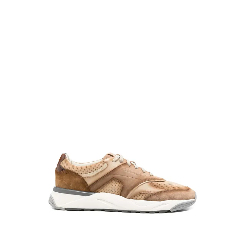 Santoni Innova Perforated “Neutrals/Brown” | MBIM22112BGRG MEUM23