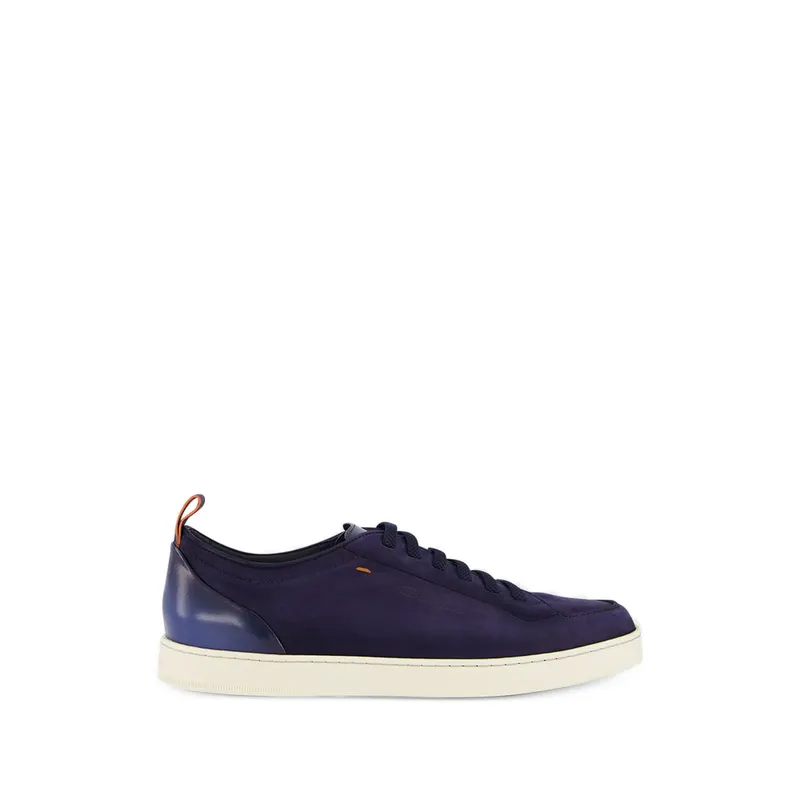 Santoni Leather “Blue” | MBNO22184TIRT FEHU59