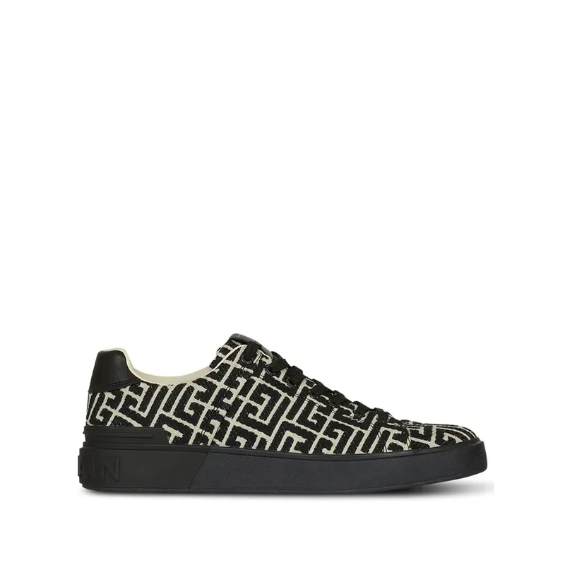 Balmain B-Court Monogram “Black/White” | GM1VI288 TJCM EDK