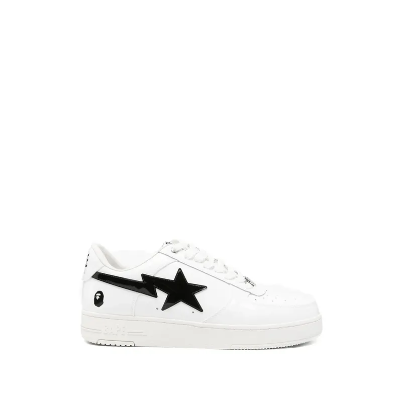A Bathing Ape Bape Sta Lace-up “White” | 001FWM301302M WHITE