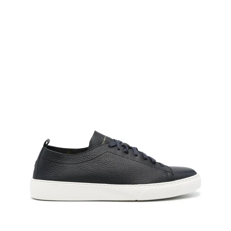 Henderson Baracco Grainy Leather “Blue” | BYRON.41 BLU