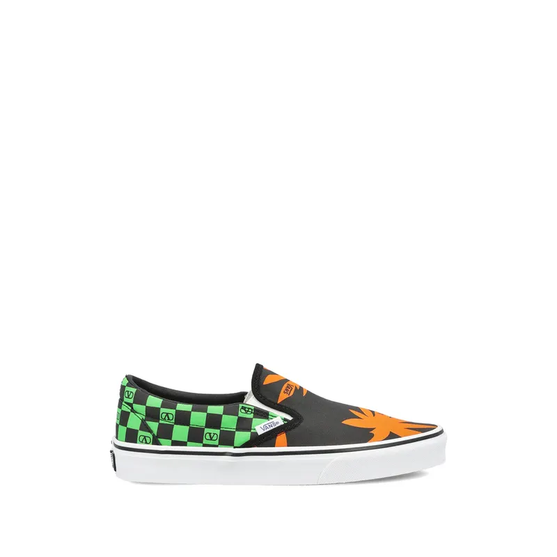 Vans X Valentino X Vans Classic Slip-on “Black/Green” | 8W2S0NY9XWF BAL