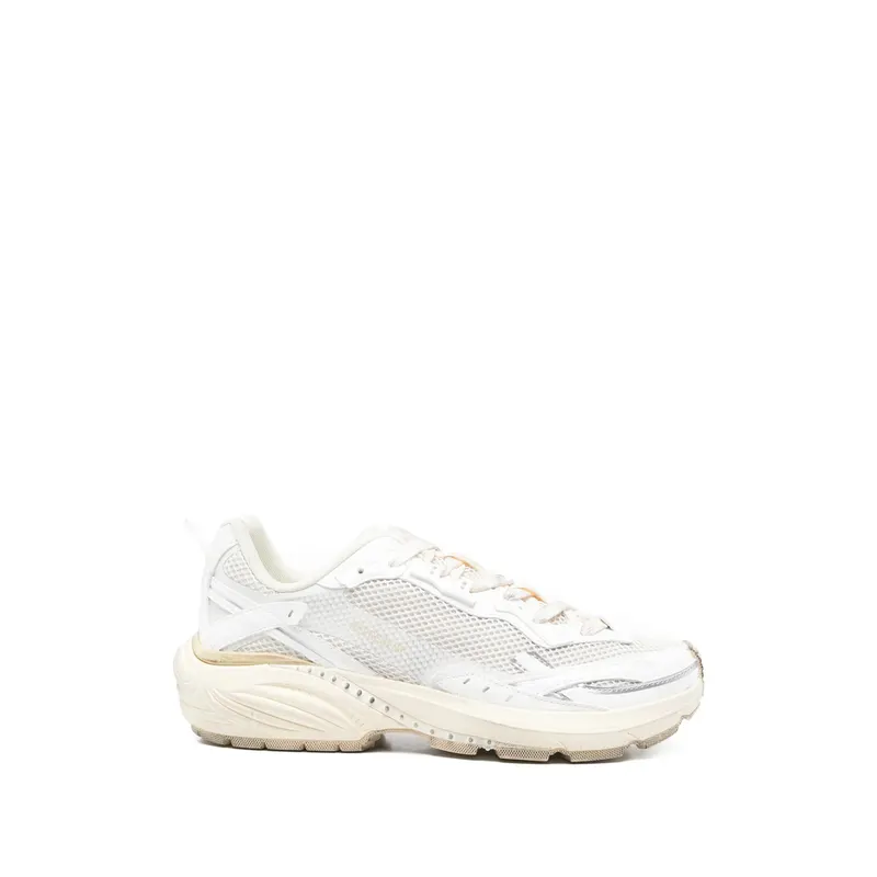 Represent Storm-Torn Mesh Panelled “Neutrals/White” | MLM100782-30 CREAM