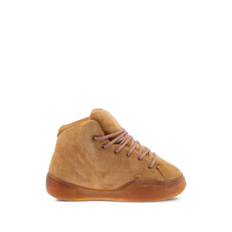 Erl Lace-up High-top “Brown” | ERL11SH05 NATUR