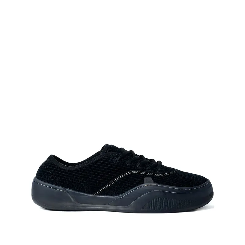 Erl Corduroy Coupe Lace-up “Black” | ERL11SH06 DKBLK